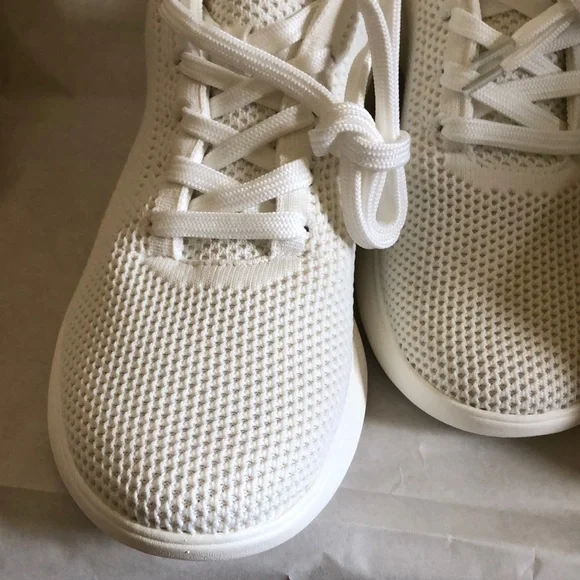 Women's White Athletic Shoes - Picture 5 of 5